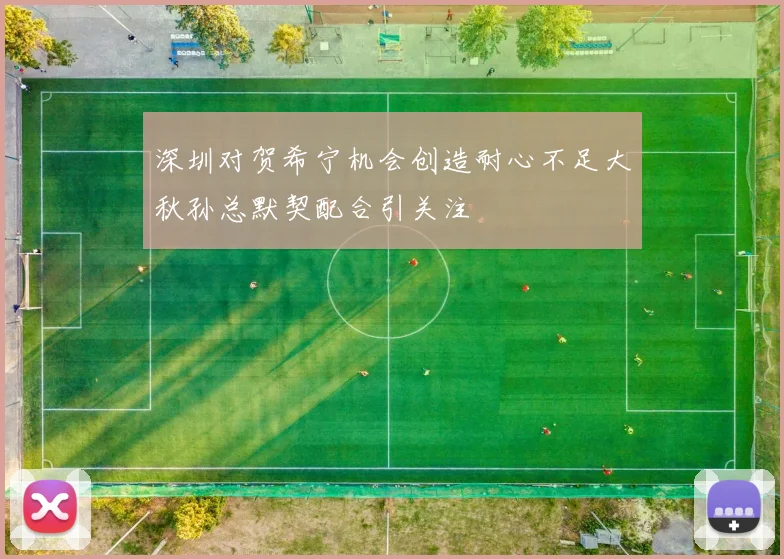 深圳对贺希宁机会创造耐心不足大秋孙总默契配合引关注